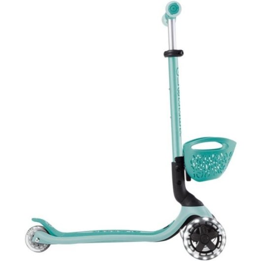 Vespa infantil GLOBBER Go-Up Baby Lights 360 Menta/Verde oscuro