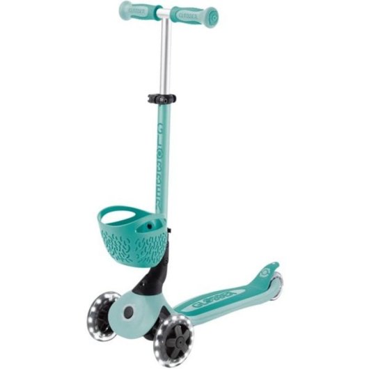 Vespa infantil GLOBBER Go-Up Baby Lights 360 Menta/Verde oscuro