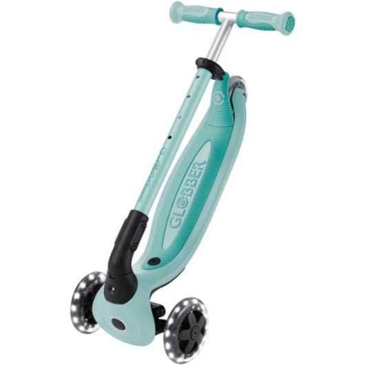 Vespa infantil GLOBBER Go-Up Baby Lights 360 Menta/Verde oscuro
