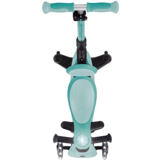 Vespa infantil GLOBBER Go-Up Baby Lights 360 Menta/Verde oscuro