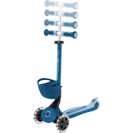 Scooter Infantil GLOBBER Go-Up Baby Lights 360 Vespa Celeste