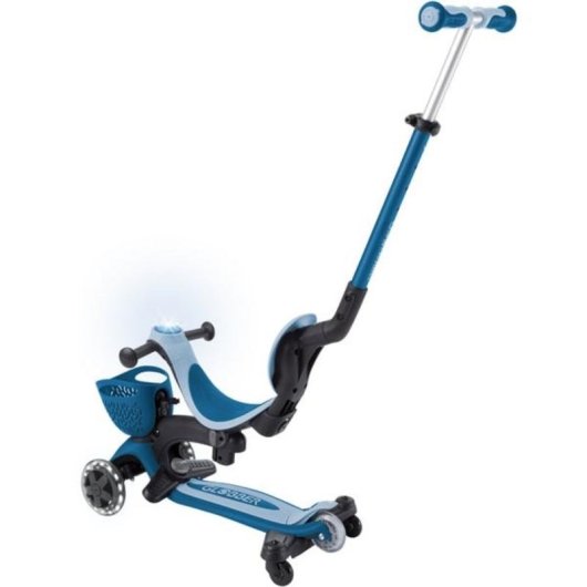 Scooter Infantil GLOBBER Go-Up Baby Lights 360 Vespa Celeste