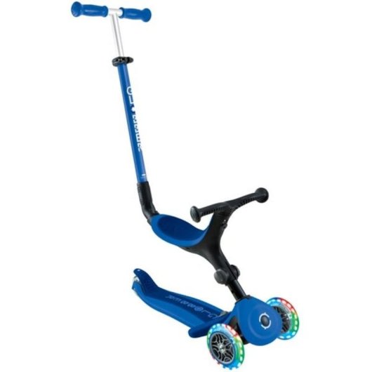Monopattino 3 in 1 Globber Go-Up Active Lights Blu Tre Ruote