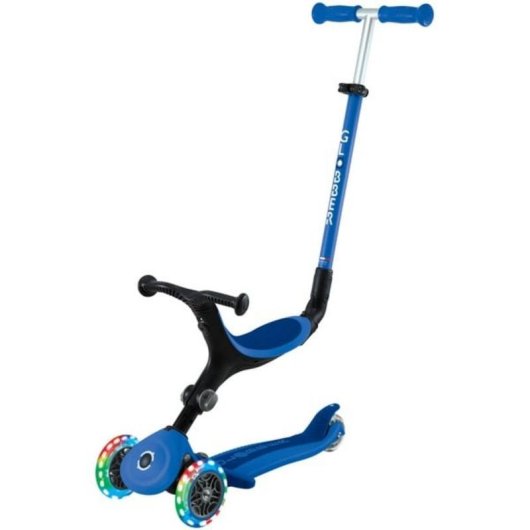 Monopattino 3 in 1 Globber Go-Up Active Lights Blu Tre Ruote
