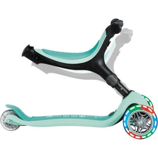 Patinete 3 en 1 Globber Go-Up Active Lights Scooter Verde tres ruedas