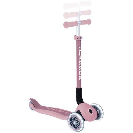 Monopattino Globber Primo Foldable Plus Lights Eco 3 ruote Berry