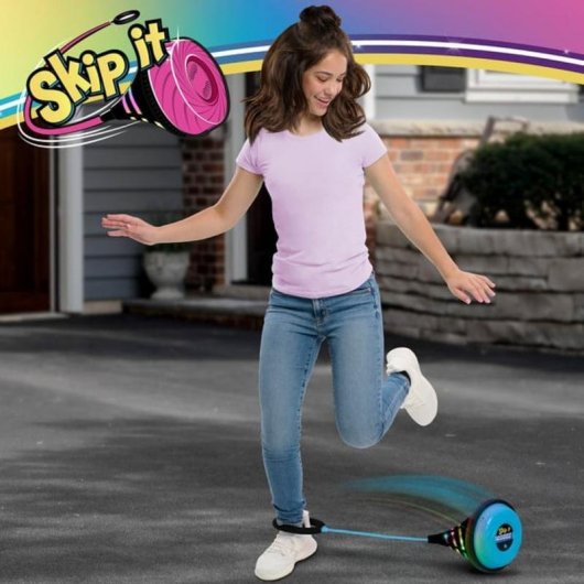 Just Play Skip It Deluxe Juego de Destreza Infantil con Sonido y Luces