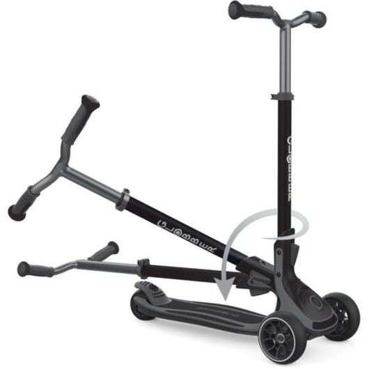 Monopattino Globber Ultimum Vespa 3 ruote 100 kg freno ergonomico nero