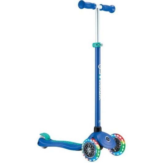 Patinete infantil Globber Primo Plus Lights Scooter 3 ruedas luces Azul oscuro