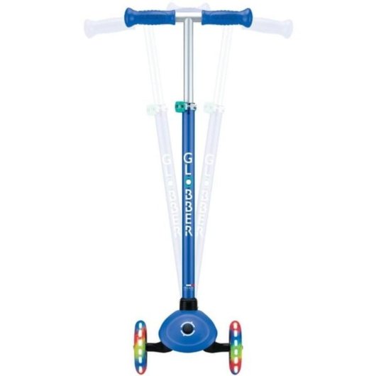 Patinete infantil Globber Primo Plus Lights Scooter 3 ruedas luces Azul oscuro