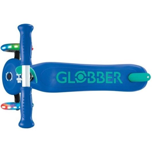 Patinete infantil Globber Primo Plus Lights Scooter 3 ruedas luces Azul oscuro