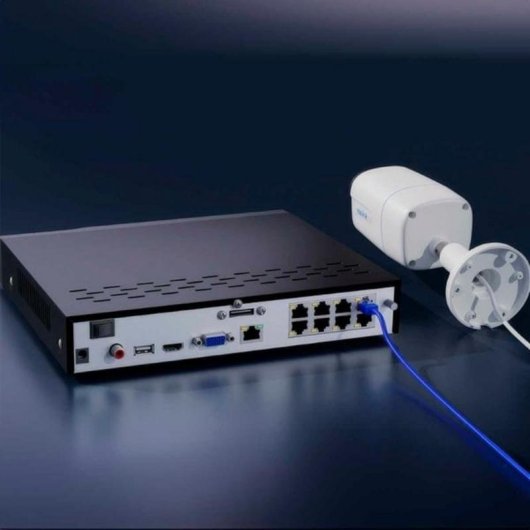 Cámara IP Reolink NVS8-12MB4 12MP Visión Nocturna Interior y Exterior IA
