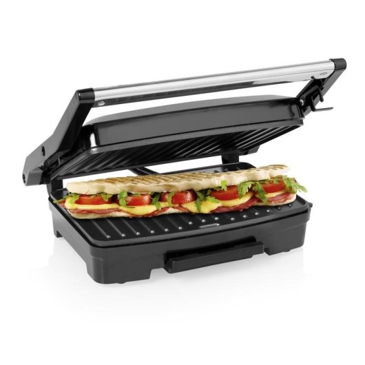 Grill Contato Compacto Princess 117501 750W Tapa Articulada Bandeja Recolher Gordura