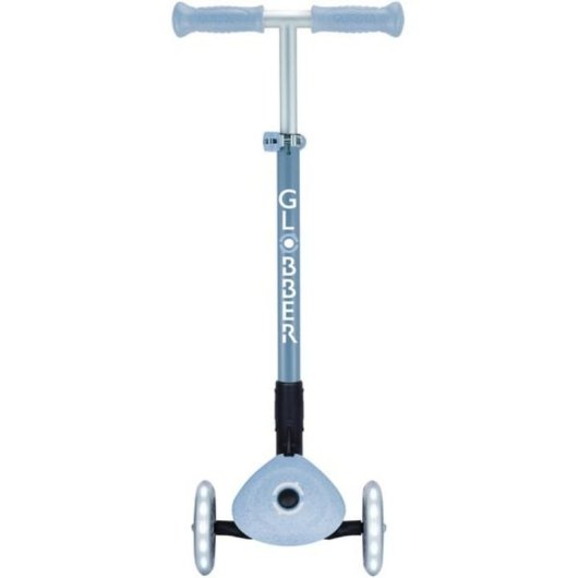 Patinete scooter Globber Primo Foldable Plus Lights Eco 3 ruedas celeste