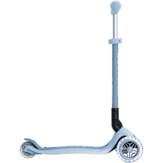 Patinete scooter Globber Primo Foldable Plus Lights Eco 3 ruedas celeste