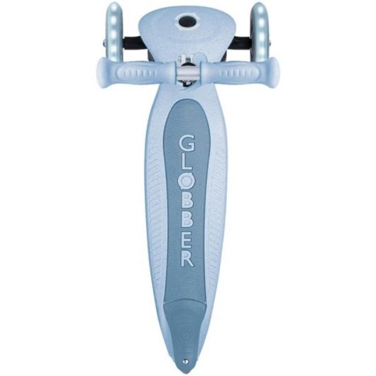 Patinete scooter Globber Primo Foldable Plus Lights Eco 3 ruedas celeste