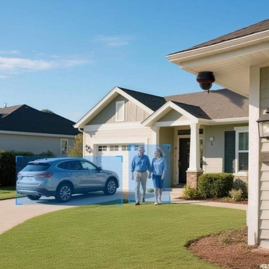 Câmera de vigilância Foscam D8T 4K Visão Noturna Externa IA Áudio Bidirecional