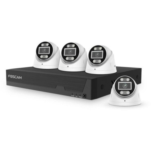 Cámara IP Foscam FN 9108 E T4 2T wh 3K Visión Nocturna Interior y Exterior Audio Bidireccional
