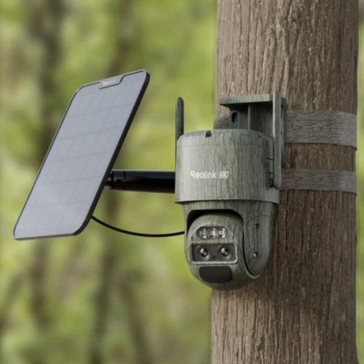 Caméra de surveillance Reolink G770-SOLAR-C 4K Vision Nocturne Extérieure Audio Bidirectionnel Panneau Solaire