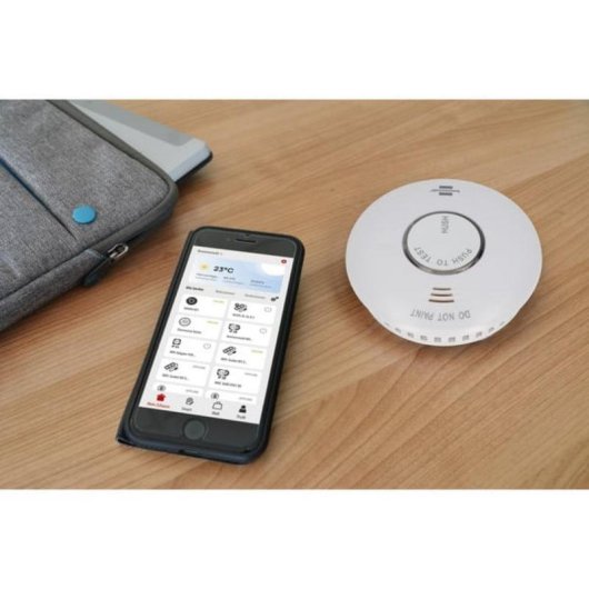 Rauchmelder Brennenstuhl Connect WiFi RM A 3020 Alarm und App