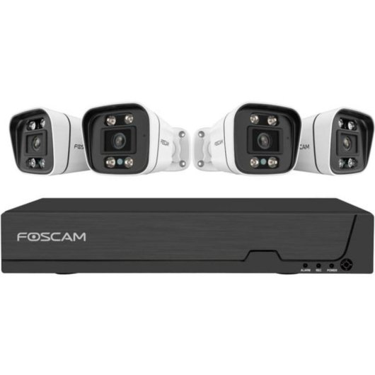 Câmara de vigilância Foscam FN9108E B4 2K Visão Noturna Interior e Exterior Áudio Bidirecional