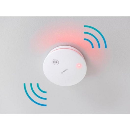 Detector de humo Bosch 8750002142X2 Inalámbrico Alarma Zigbee App Alexa