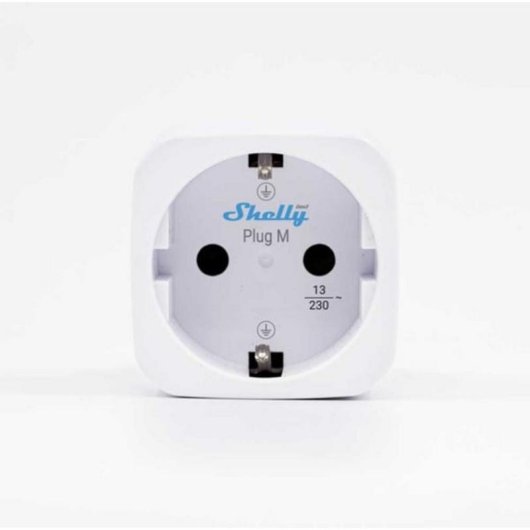 Enchufe inteligente Shelly Plug M Gen3 Wifi Bluetooth Control y consumo