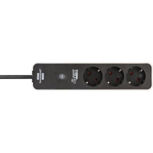 Multipresa Brennenstuhl Connect Ecolor WiFi 3 prese con controllo intelligente e protezione bambini
