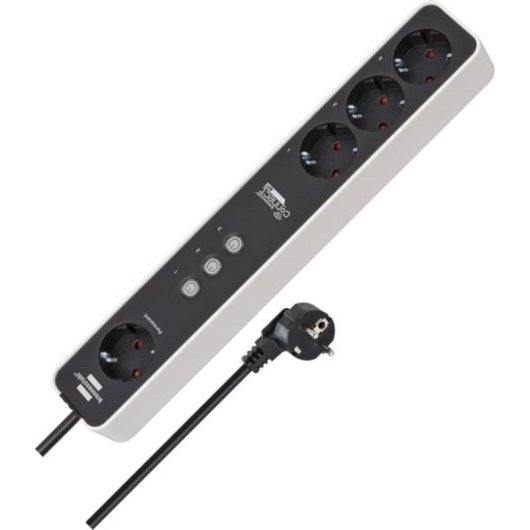 Multipresa Brennenstuhl Connect Ecolor WiFi 4 prese con controllo intelligente e protezione bambini