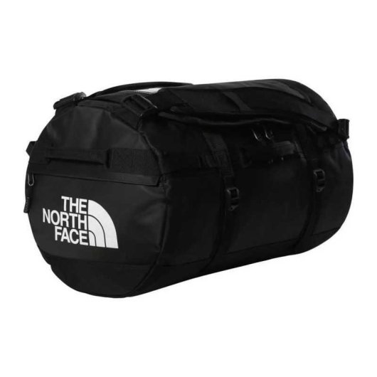 The North Face Base Camp Duffel S 50l Black/black - Bolsa De Viaje Y Deporte Con Apertura Tipo Capota, Correas Acolchadas Y Bolsillo Interior De Malla