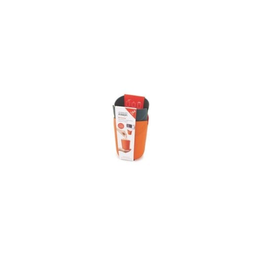 Set De 2 Cônes À Popcorn Pour Micro-ondes Joseph Joseph M-cuisine, Silicone, Orange/gris