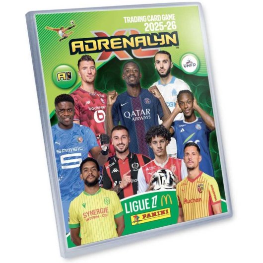 Panini Adrenalyn Xl Ligue 1 Mcdonald’s 2025/26 Starter Pack Con Álbum Y 4 Sobres, 24 Cromos Aleatorios