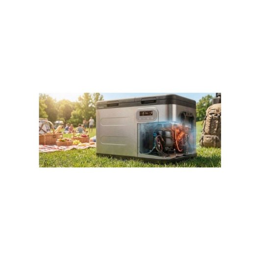 Frigorifero Portatile Medion Life Compressor MD370026 36L Doppia Zona Alluminio