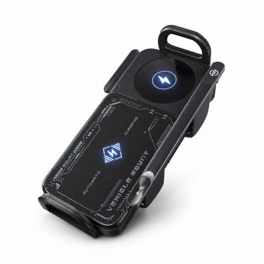 Soporte Para Móvil Karawan X01 Plegable Con Rotación 360, Sujeción Automática Y Diseño Ajustable Para Coche Con Base Antideslizante