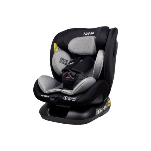Nania Prato Evol Asiento Coche Infantil I-size Convertible 40-150 Cm, Sentido Contrario A La Marcha Y Adelante Sin Arnés, 11 Posiciones Reposacabezas