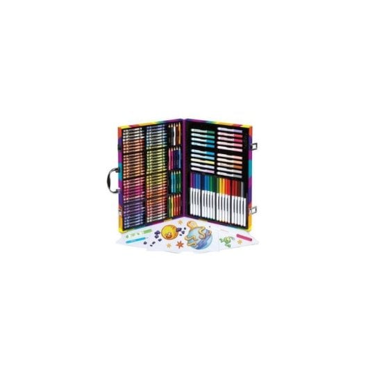 Crayola Inspiration Art Case 140 Piezas Con Rotuladores Lavables Y Lápices De Colores, Estuche Portátil Para Colorear Y Dibujar +15 Hojas (a Partir De 4 Años)