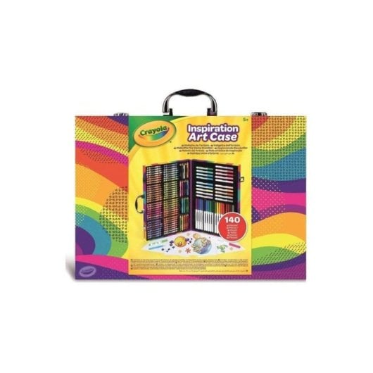 Crayola Inspiration Art Case 140 Piezas Con Rotuladores Lavables Y Lápices De Colores, Estuche Portátil Para Colorear Y Dibujar +15 Hojas (a Partir De 4 Años)
