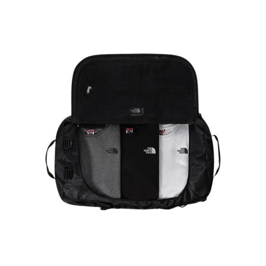 The North Face Base Camp Duffel Xl 132l Negro/blanco, Bolsa De Viaje Resistente Con Asas Y Modo Mochila