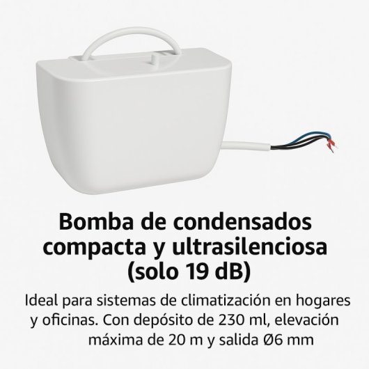 Bomba De Condensados Para Aire Acondicionado Silenciosa Y Eficiente – Ideal Para Hogar Y Trabajo