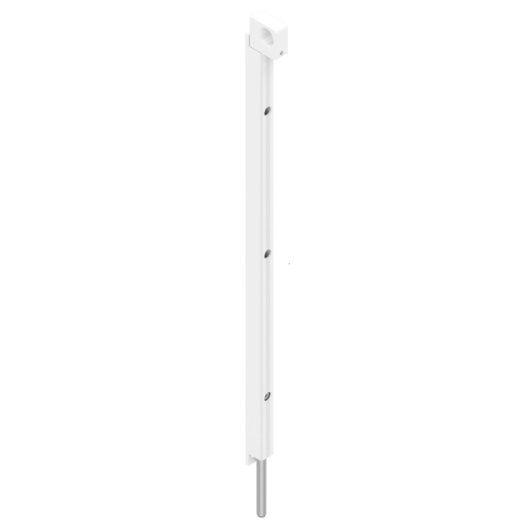 Serrure en Applique La Croisée DS Tige Inox 500 mm Blanc RAL9010