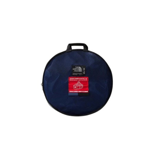 The North Face Base Camp Duffel M 71l Azul Summit/negro, Bolsa De Viaje Unisex Con Correas Tipo Mochila Y Almacenamiento Organizado