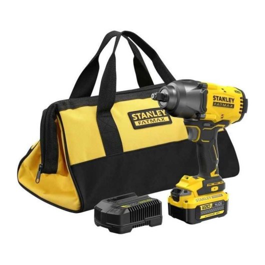 Stanley Fatmax V20 Atornillador De Impacto Inalámbrico 1/2 Brushless 18v 4ah, 950 Nm (sfmcf940m1-qw)