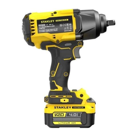 Stanley Fatmax V20 Atornillador De Impacto Inalámbrico 1/2 Brushless 18v 4ah, 950 Nm (sfmcf940m1-qw)