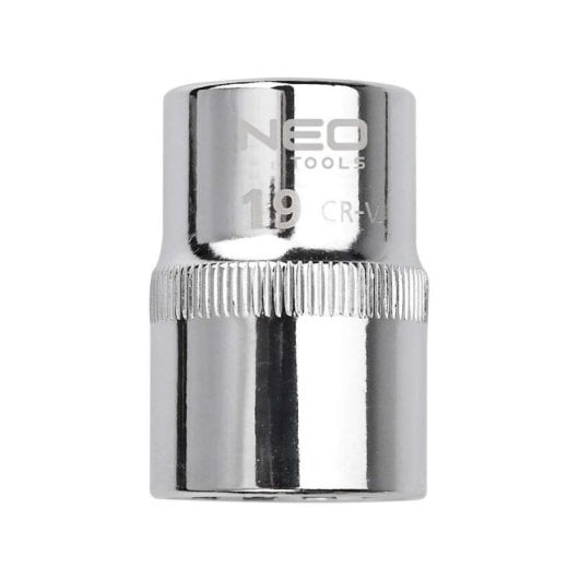 Neo Tools Vaso Dado Spline 1/2" 27 Mm, 12 Puntas, Cr-v, Din 3124
