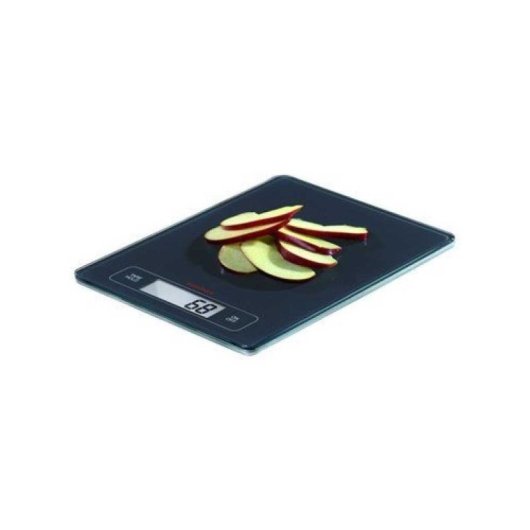 Soehnle Page Profi Báscula De Cocina Electrónica 15 Kg, Precisión 1 G, Lcd, Vidrio Negro, Función Tare Y Hold 10 S, Apagado Automático, 67080
