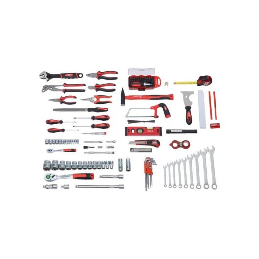 Mallette À Outils Meister 131 Pièces En Aluminium, Coffret Rigide Avec Outils À Main Complets