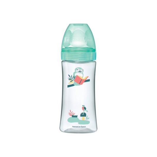 Biberon Anti-colique Dodie 330 Ml Vert, Tétine Ronde 3 Vitesses, Dès 6 Mois