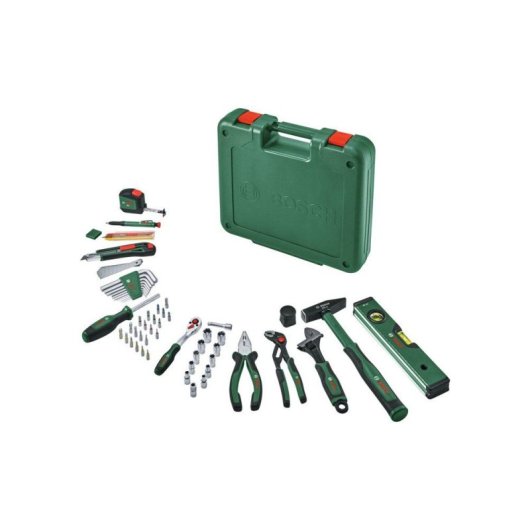 Bosch 63-piece Universal Hand Tool Set With Carry Case 1600a039hy