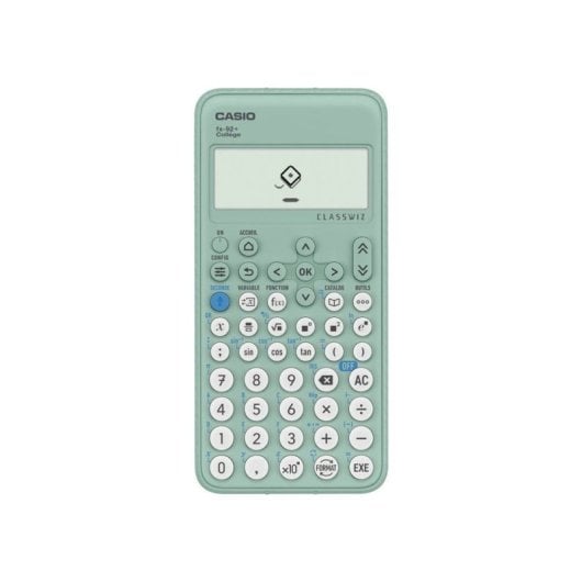 Calculadora Científica Casio Fx-92+ College, Display Lcd 5 Líneas, Escritura Científica 2d, Menú Con Iconos Y Teclas En Francés, Funciones Trigonométricas Y Estadísticas, Generación Qr Y Classpad.net
