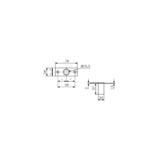 Gâche électrique Stremler Assa Abloy 9954.31.0 Chromé Mat Anti-poussière